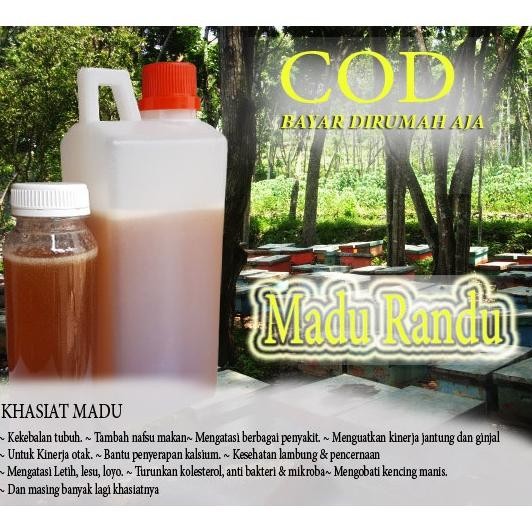 

(Terbaru) Madu Randu Asli - 100% Madu Murni Asli 1kg (Terlaris)