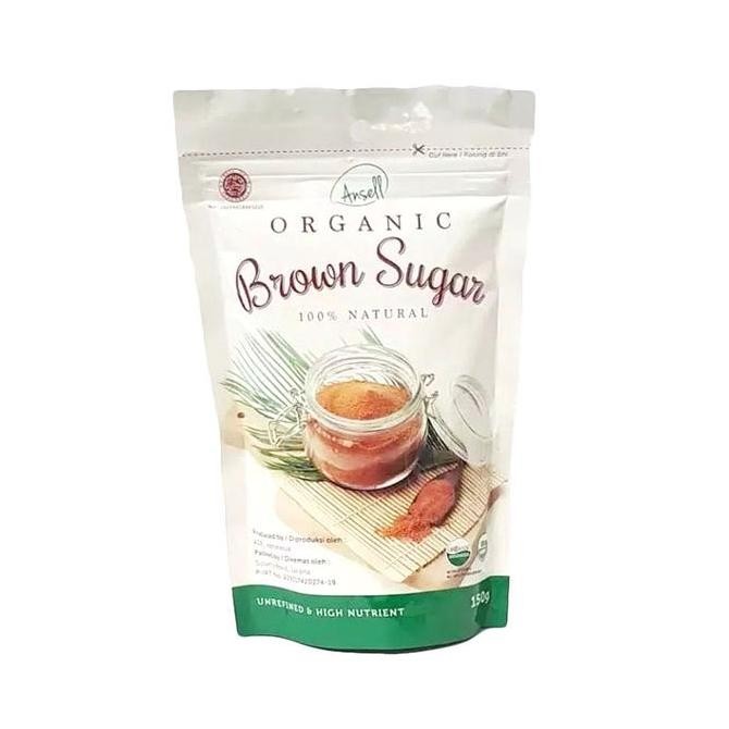 

Baru Ansell Gula Nira Organik 150gr - Brown Sugar Natural Palm Sweetener