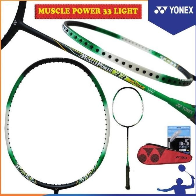 Sale Raket Badminton Yonex Muscle Power Mp33 Fullset Original Free Bonus