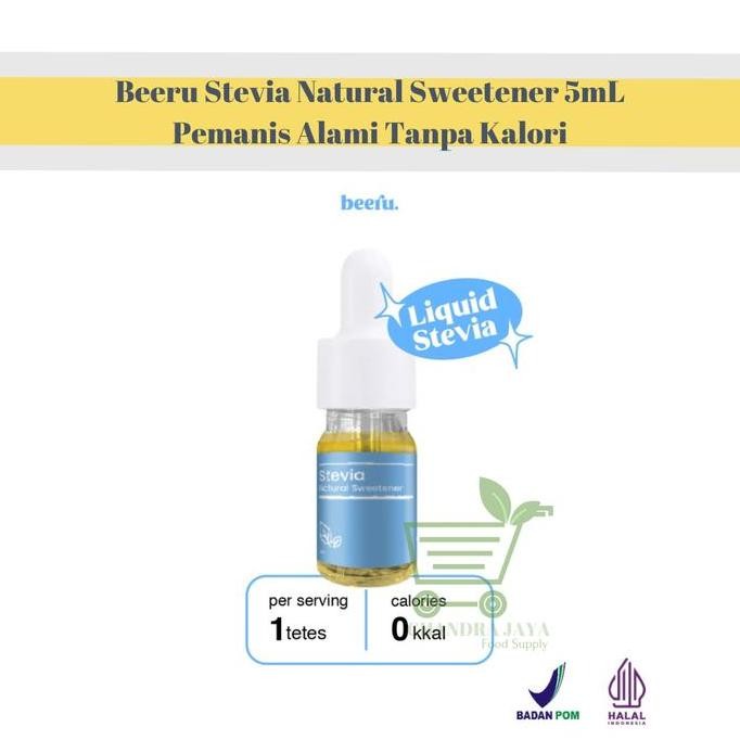 

Baru Beeru Stevia Sweetener 5ml - Pemanis Alami Tanpa Kalori untuk Diabetes