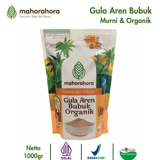 

Baru Mahorahora Gula Aren Bubuk 1 Kg - Palm Sugar Organik Premium Low GI