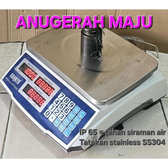 Timbangan Digital Meja Waterproof Sojikyo Acs 30 Kg