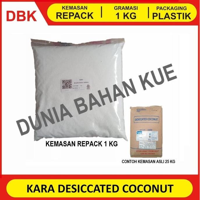 

Baru Kara Kelapa Parut Kering Repack 1Kg - Desiccated Coconut untuk Kue & Masakan