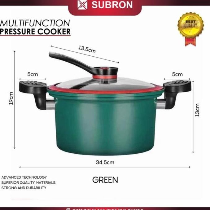 Subron Panci Presto Teflon 3.5Liter Pressure Cooker
