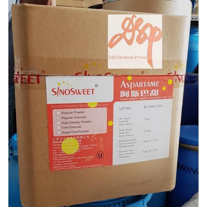 

Baru Pemanis Makanan Aspartame Granular Sinosweet 250gr - Food Grade