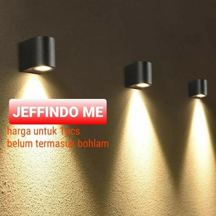 Lampu Dinding Hias Outdoor Fitting Tusuk Sorot Waterproof Outdoor Spot