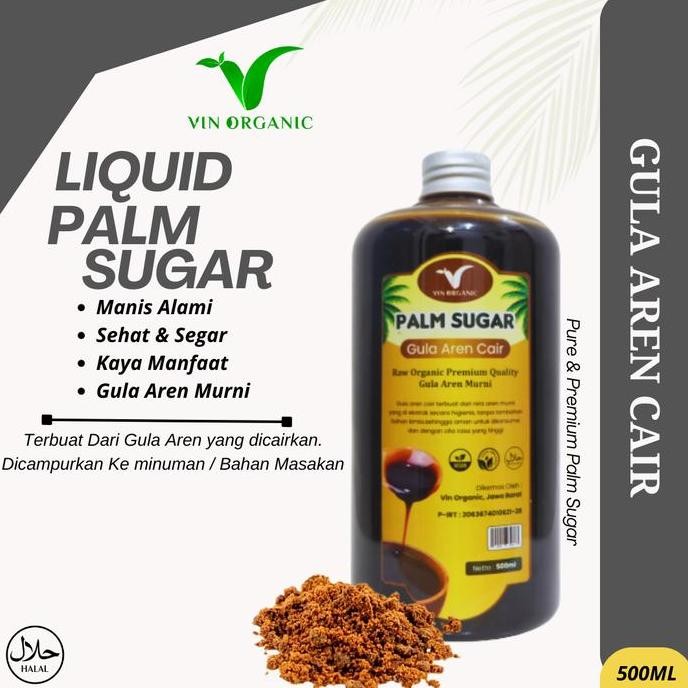 

Baru Gula Aren Cair Asli 500ml - Palm Sugar Murni Organik