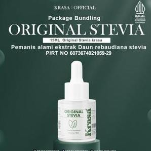 

Baru Krasa Stevia Tetes 15ml - Pemanis Alami Halal BPOM Tanpa Kalori