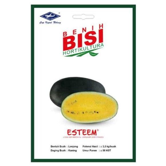 PREMIUM Bibit Semangka Inul Kuning Esteem BISI Biji Tanaman Buah Buahan