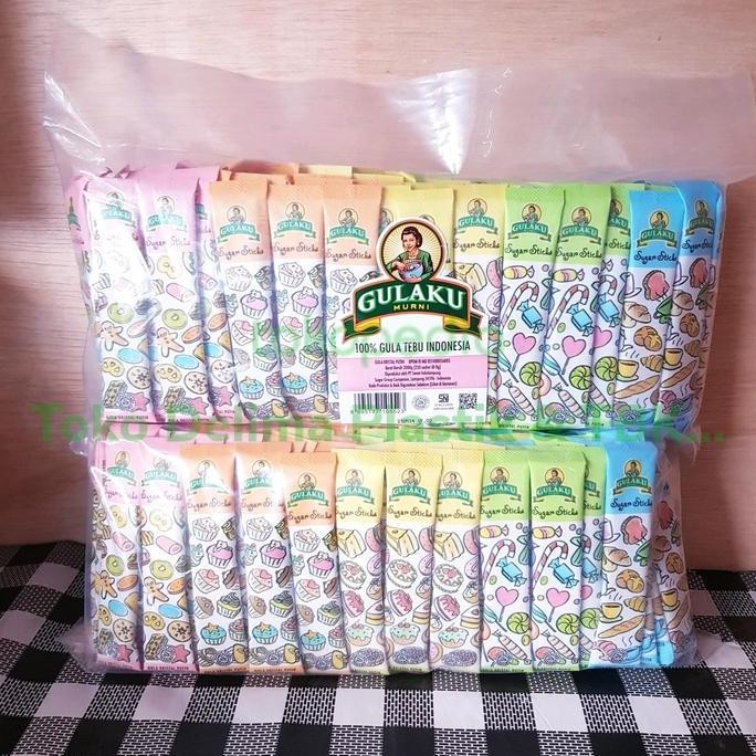 

Baru Gulaku Stick 8gr x 250 Sachet - Gula Premium Saset Ekonomis