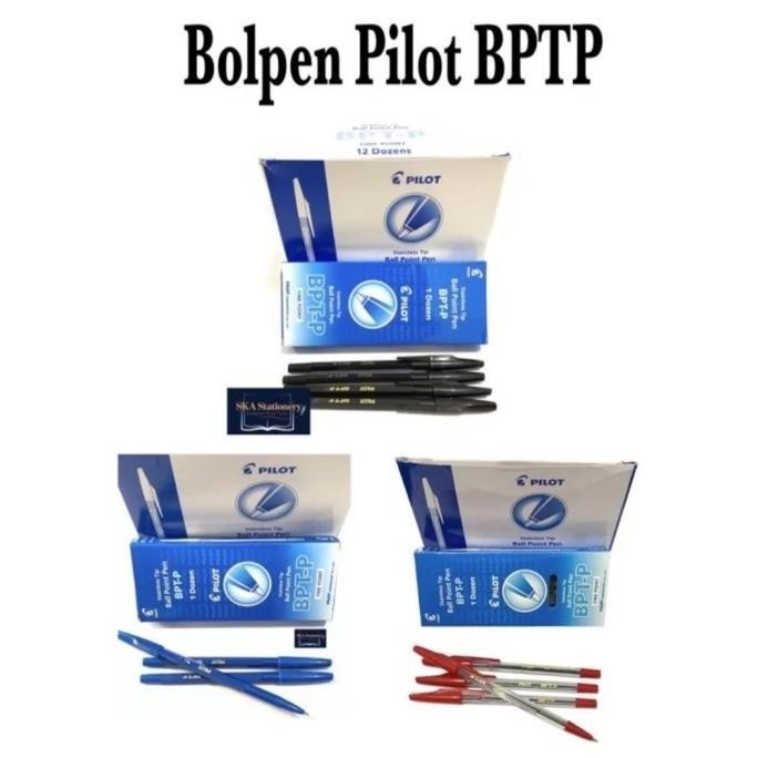 

Pulpen Pilot Bptp Pen Pilot Balpoint (12 Pcs)