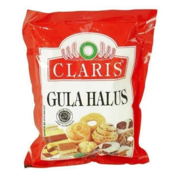 

Baru Gula Halus Claris 1 Dus (16x250gr) - Gula Tabur Putih Repack (Gosend Grab)
