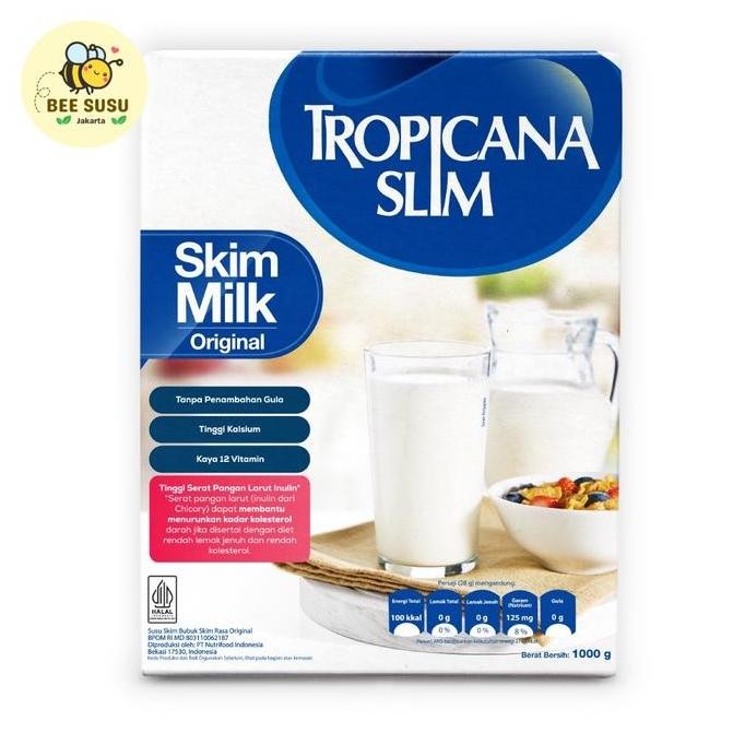 

Grosir Tropicana Slim Susu Skim Plain 1Kg - Bantu Turunkan Kolesterol