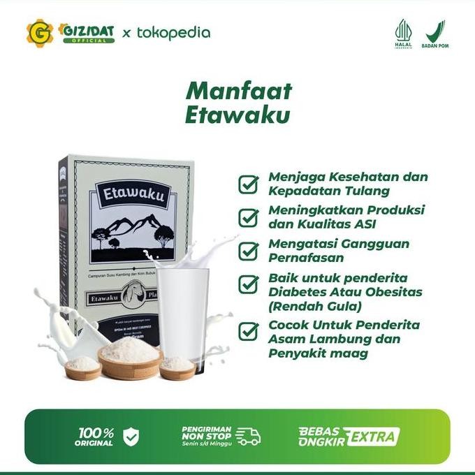 

Murah Etawaku Platinum 5 Box Susu Kambing Etawa Murni Solusi Alami Untuk Kesehatan Paru-Paru Dan Pernapasan
