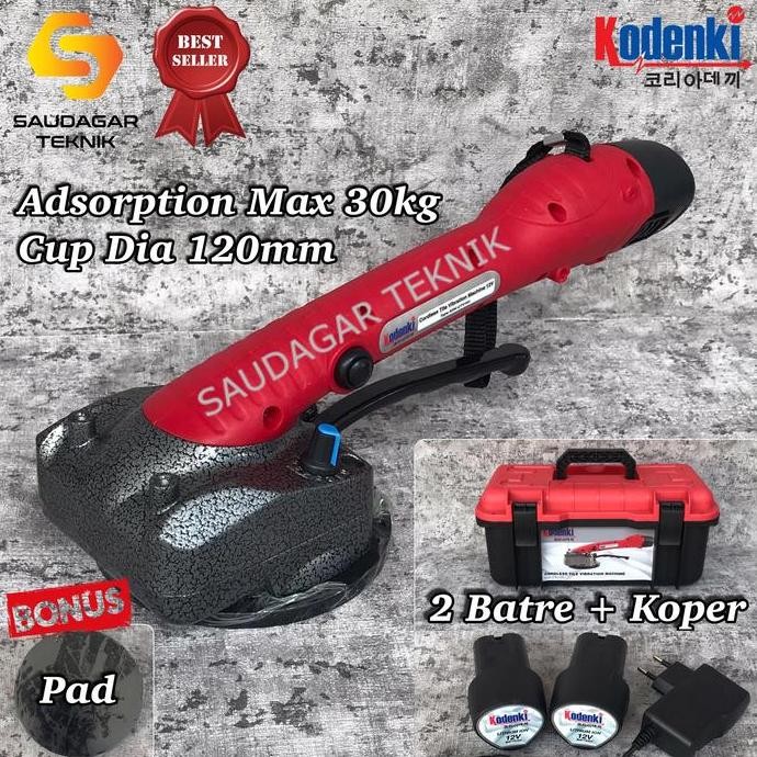 Murah Mesin Perata Keramik Getar Baterai Cordless Kop Alat Perata Keramik