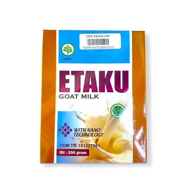 

Promo Susu Untuk Tulang Dan Sendi Etaku Goat Milk Original Bubuk Kambing Susu Kambing Etawa Serbuk Bahan Dairy