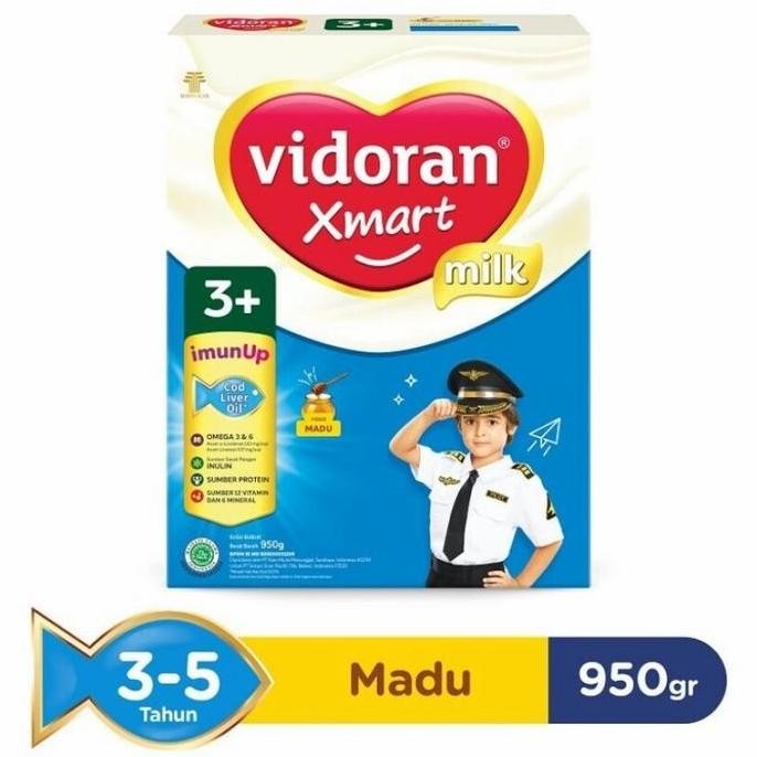 

Murah Vidoran Xmart 3+ Susu Pertumbuhan Anak 3-5 Tahun Madu 950 G