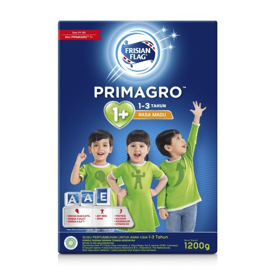 

Grosir Frisian Flag Primagro 1+ Madu 750 Gr (1-3 Tahun) [Baby Milk Shop]