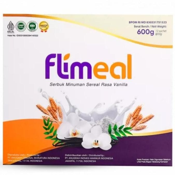 

Grosir Flimeal (Meal Replacement) - 1 Box (Isi 12 Sachet) - Vanilla