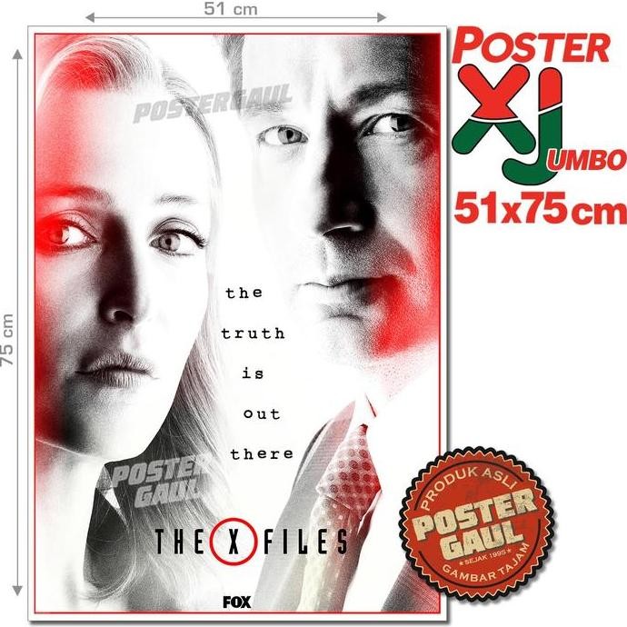 Poster Xjumbo The X-Files #Xjfjp457 - Ukuran 51 X 75 Cm