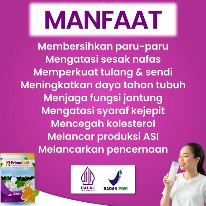 

Sale Paket 4 Box Susu Prima Gold Susu Kambing Etawa 100% Original