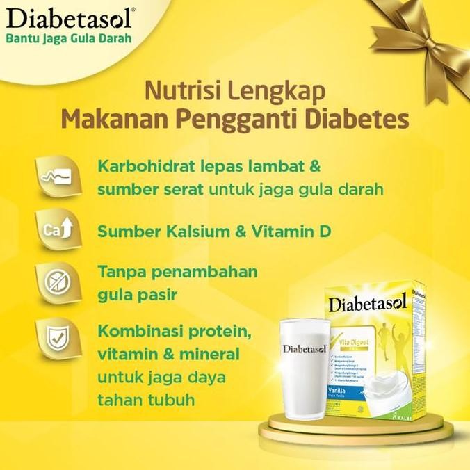 

Promo Diabetasol Milk 570Gr - Vanilla 570Gr/ Coklat / Cappucino - Susu Penderita Diabetes