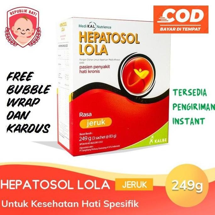 

Grosir Hepatosol Lola Jeruk 249 Gram Murah Free Bubble Dan Dus