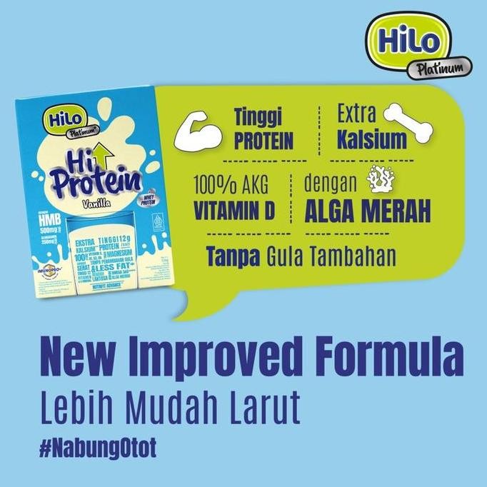 

Murah Hilo Platinum Hi Protein Vanila + Hmb 8 Sachet | Hilo Platinum Hi Protein Vanilla + Hmb 8 Sachet - Tinggi Protein Untuk Jaga Massa Otot