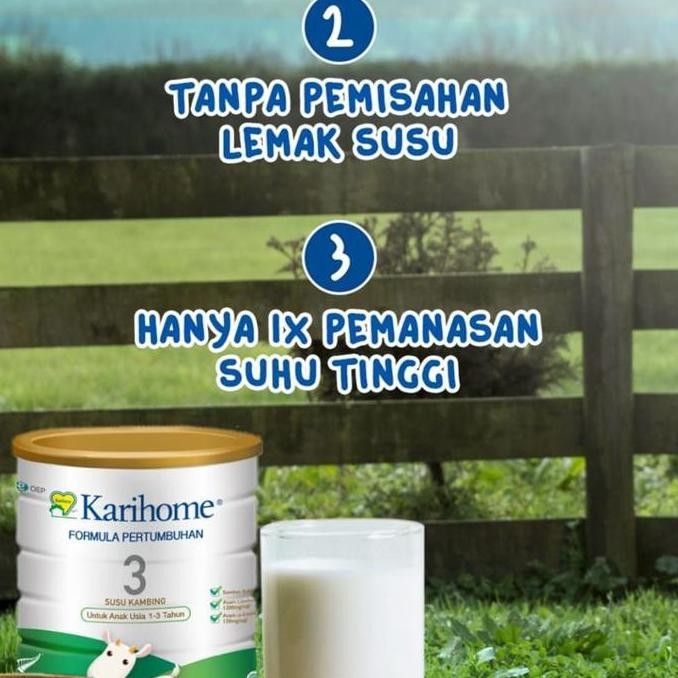 

Murah Karihome Goat Milk Formula 3 - Susu Kambing Formula 400Gr