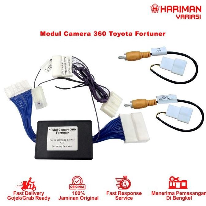 Promo Modul Camera 360 Bawaan Toyota Fortuner COD