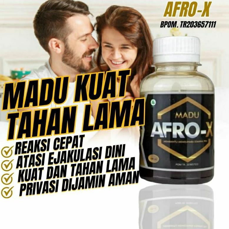 MADU AFRO X obat kuat pria tahan lama original 100% bpom madu obat kuat pria obat kuat