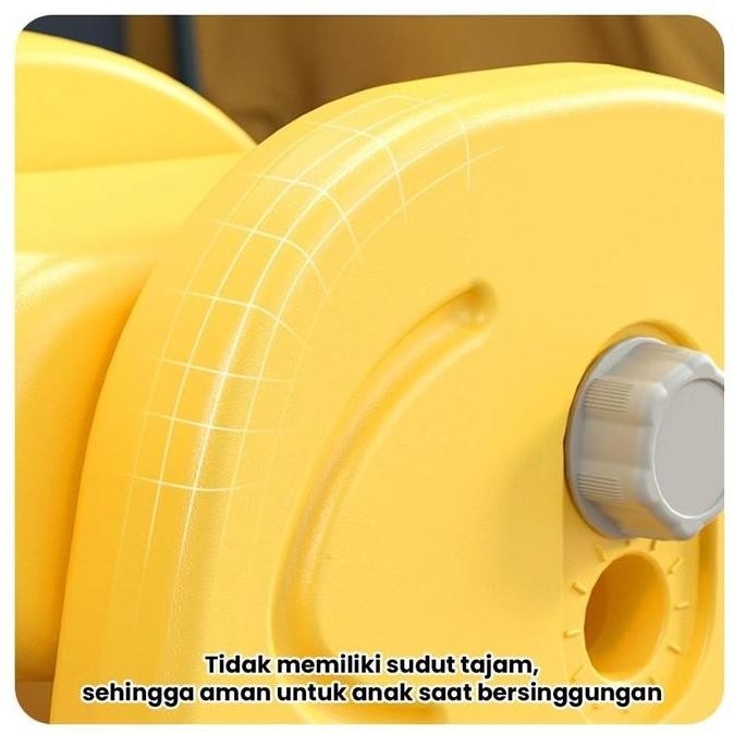 (Allthebest) Mainan Jungkat Jungkit Mainan Anak Jungkat Jungkit Rocking Horse Bahan HDPE Jungkat-Jun