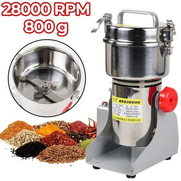 

Mesin Penggiling Penepung Tepung Bumbu Kering Basah Spices Grinder Mil