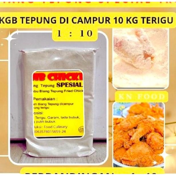 

Tepung Bumbu Ayam Goreng Kentucy Fried Chien Special 1 Gram