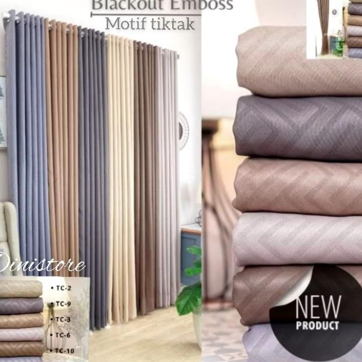 Gorden Jendela Hotel Blaout Embos Tebal Tiktak Doff Gorden Sudah Di Uap