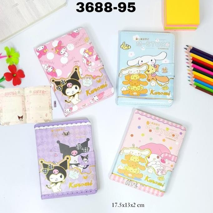 

Tersedia SOS Buku Notes Kancing Magnet WZ 36K Buku Catatan Notebook Simple Praktis