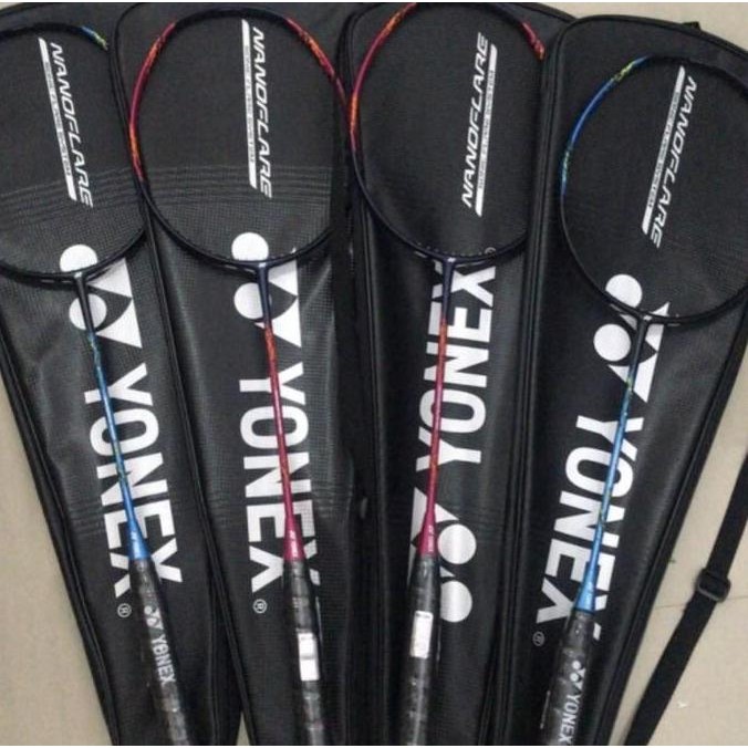 BEBAS ONGKIR - New Colour Raket Badminton Yonex Nanoflare 700 Magenta / cyan + senar
