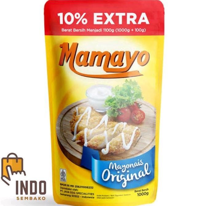 

Tersedia Mamayo Mayonaise Original 1 Kg Satuan - Saus Salad Mayo Halal