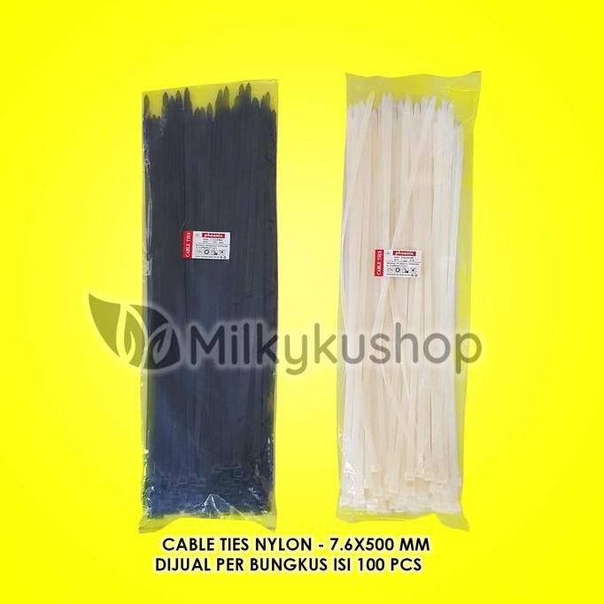 

Diskon! Cable Ties Nylon Super 7.6x500mm | Kabel Tis Tebal & Panjang