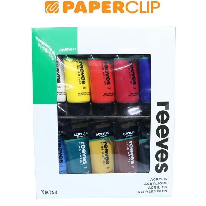 

TERMURAH - CAT ACRYLIC REEVES 10X75ML 8349213