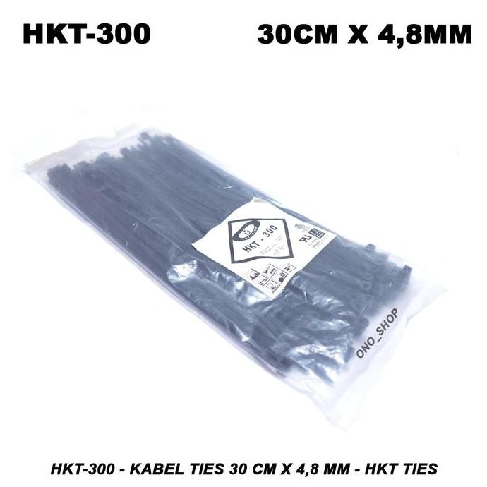 

Diskon! Kabel Ties HKT-300 Ukuran 4.8mm x 300mm - Cable Tie Panjang Premium