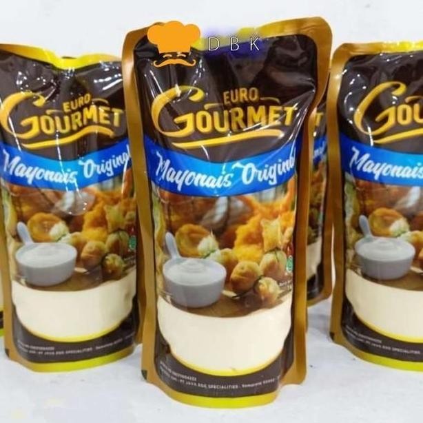 

Tersedia Euro Gourmet Mayonais Original 1kg Saus Mayo Premium Halal