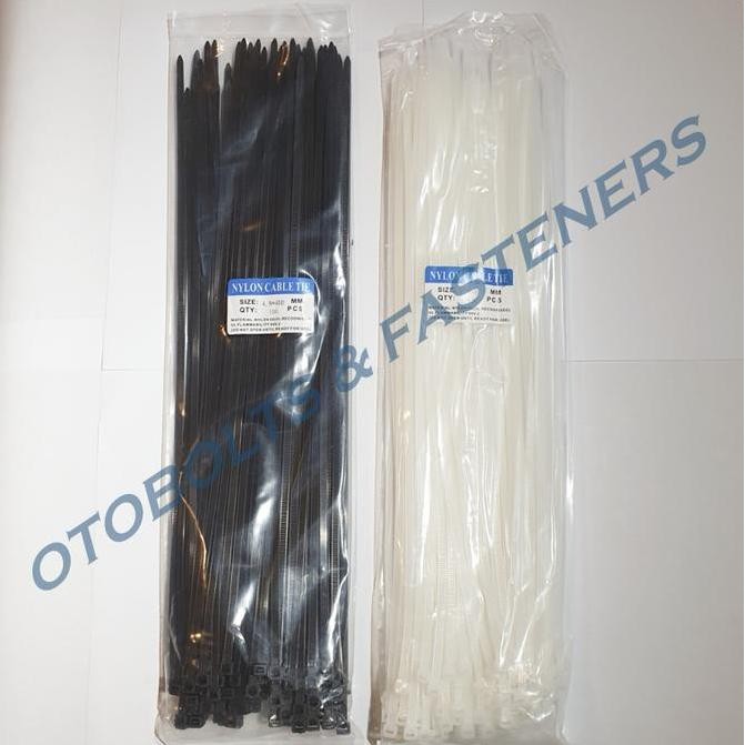 

Diskon! Cable Ties Nylon 4.8 x 400mm 40cm Insulock Insulok Isi 100pcs