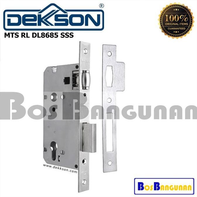 MORTISE LOCK DEKKSON MTS RL DL8685 SSS BODY DEKKSON MTS RL DL 8685
