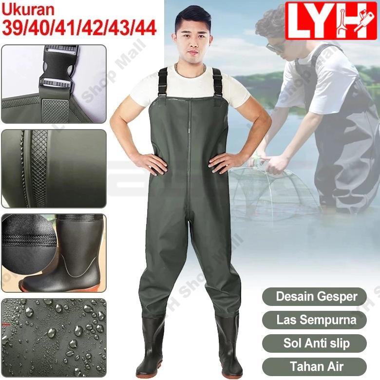 Terlaris Celana Wader Mancing Celana Pancing Waterproof Celana Wader Pancing Sepatu Wader Pancing Ce