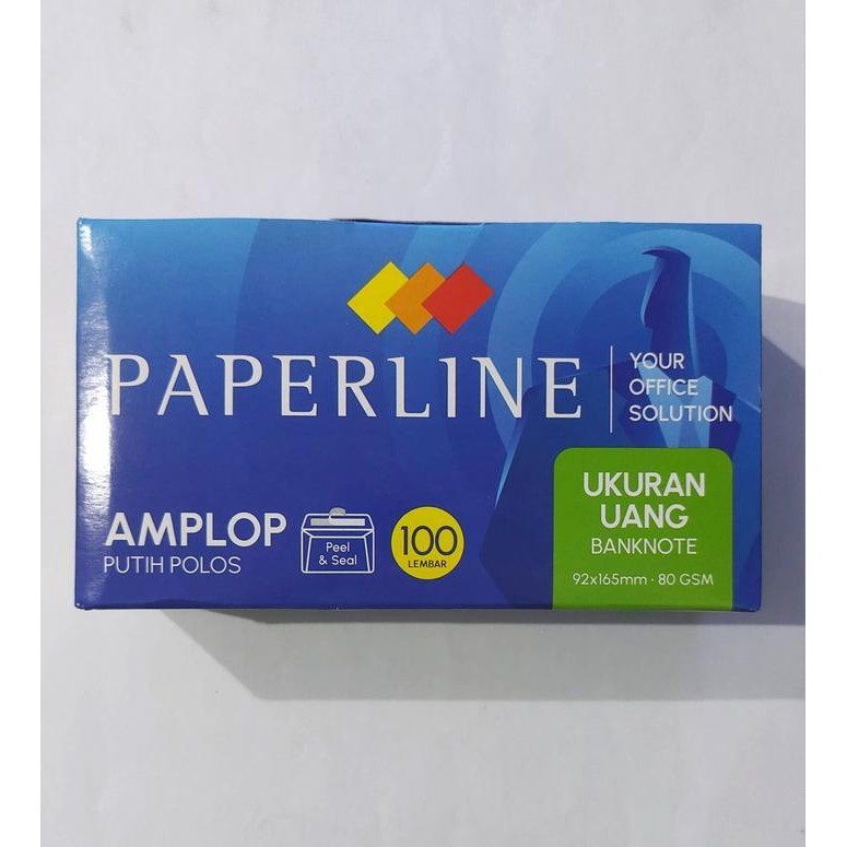 

LFM Amplop Putih PAS ukuran UANG Polos Paperline Banknote dilengkapi lem