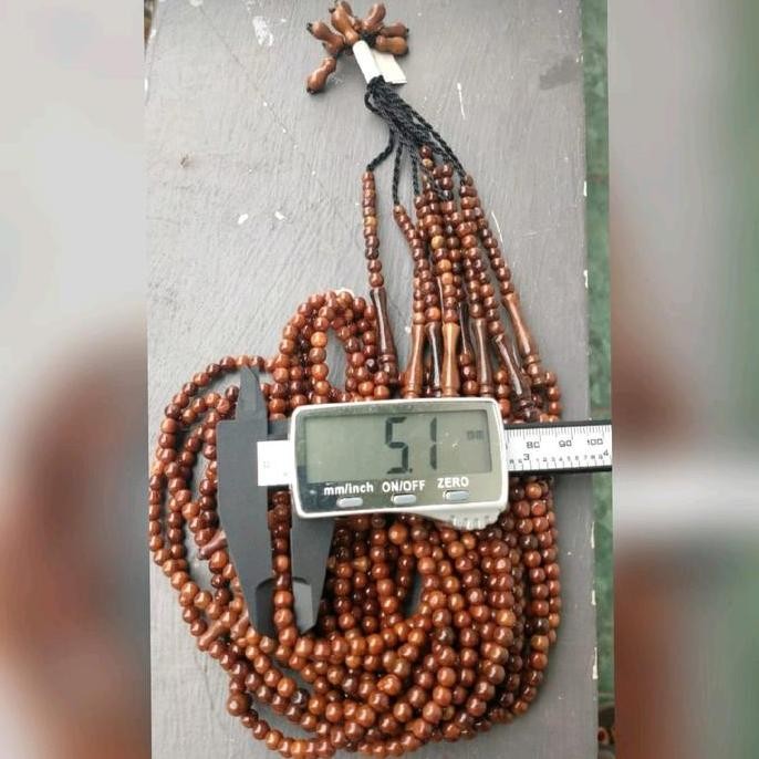 (Allthebest) Tasbih 99 Bulat Kaukah 5mm Kecil