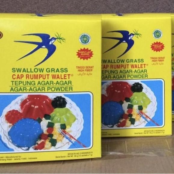 

(Allthebest) Agar Agar Cap Rumput Walet 7 gram per bungkus