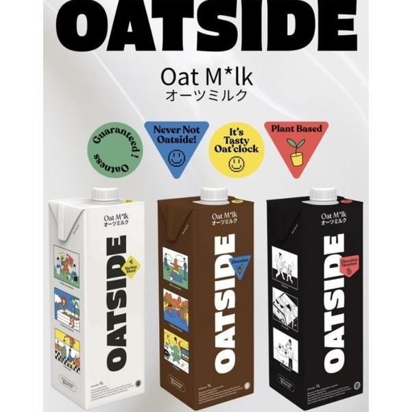 

(Allthebest) OATSIDE Susu Oat Gandum / Oatmilk (1 Liter)
