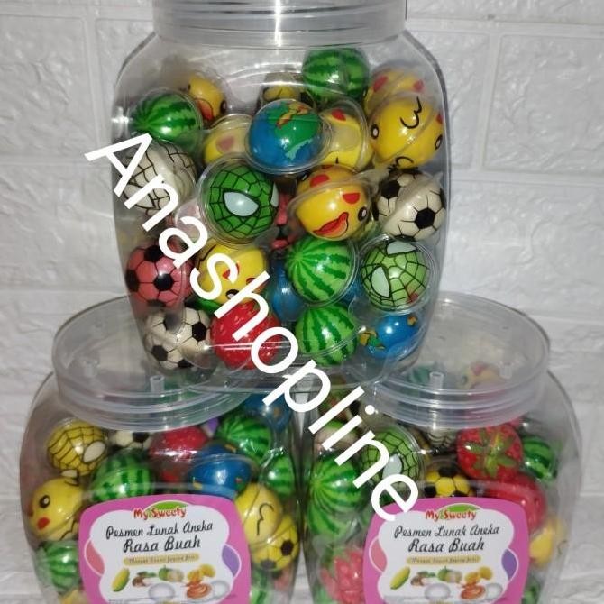 

(Allthebest) Viral permen jelly lunak per toples